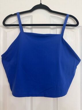 aerie Royal Blue Square Neck Crop